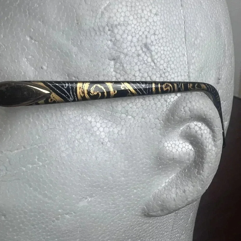 Vintage Silhouette M6264 Oval Glasses FRAME ONLY Women Tribal‎ Gold 56/17/135
